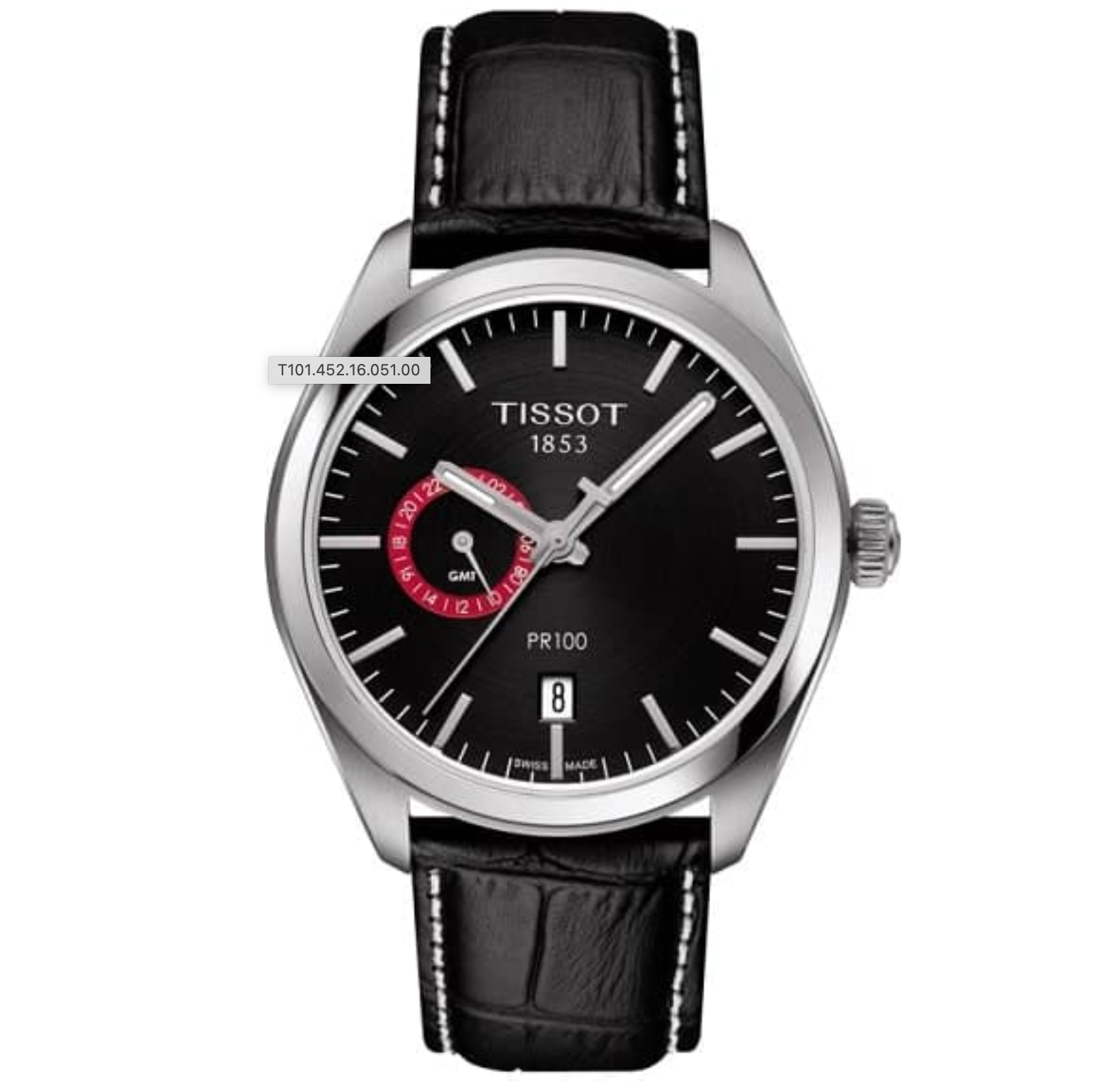 Tissot pr 100 leather strap clearance